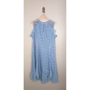 Sundance Fairycore Cottagecore Whimsy Floral Ruffle Women's Dress Size PXL